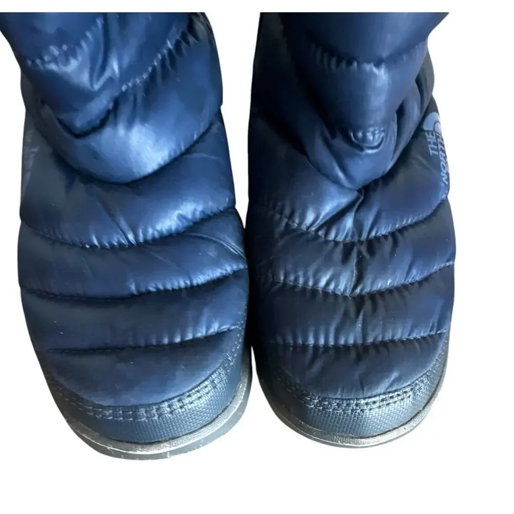 The North Face ThermoBall Pull-On Women's 8 Navy Puffer Winter Snow Boot